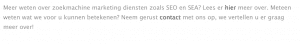 zoekmachine marketing interne links